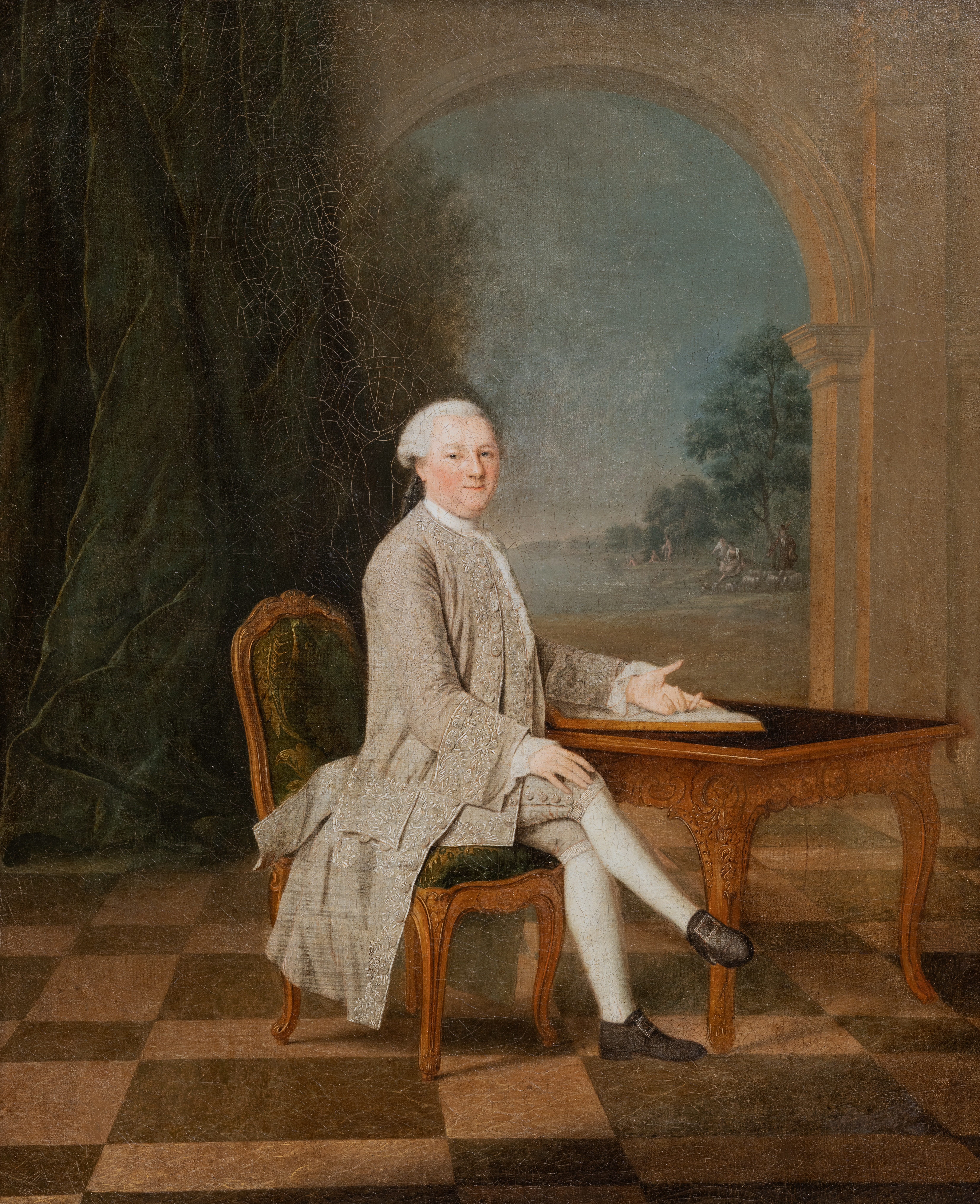 Portrait présumé de Constance de Théis assise by CHASSELAT Pierre