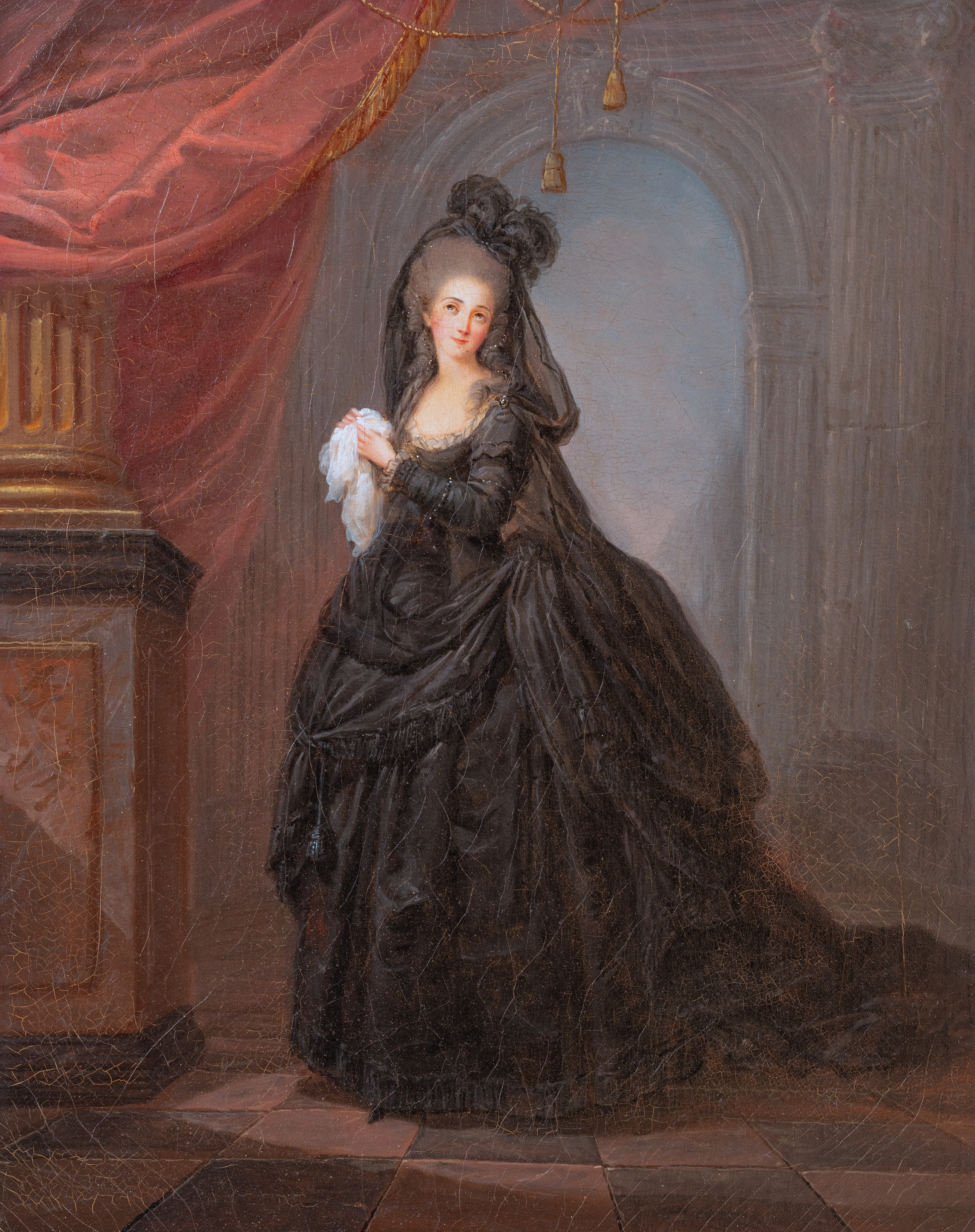 Portrait présumé de Constance de Théis assise by CHASSELAT Pierre