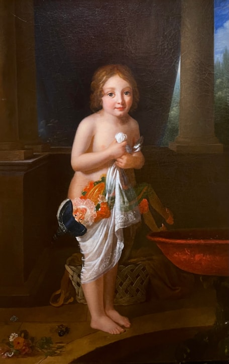 Portrait de Pauline Guérin de Foncin, âgée de 4 ans.