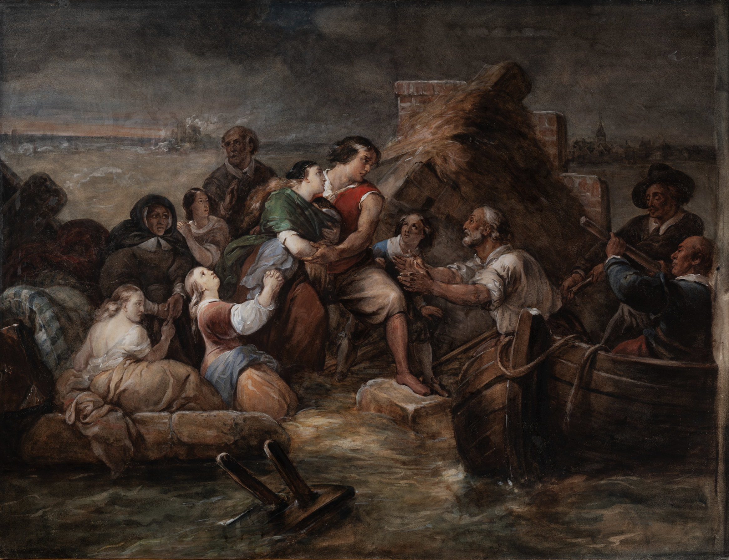 Scène d’inondation